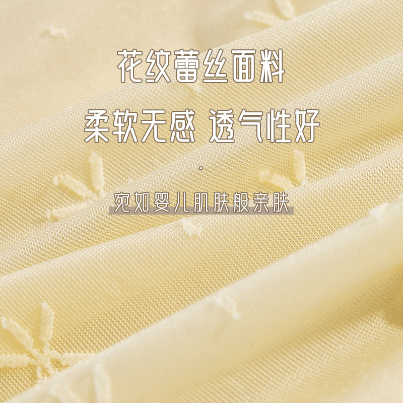 Ropa interior delgada de verano para mujer, encaje sexy, chica pura, bolso de cadera, cintura media, estudiante 2023, nuevos pantalones cortos explosivos