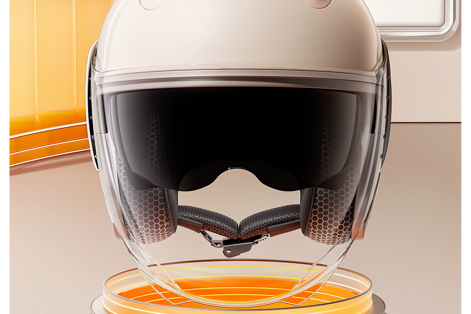 Two Little Bees 3C Certified Electric Motorcycle Helmets Winter 3/4 Helmet Safety Helmet Corporate Purchasing Gifts