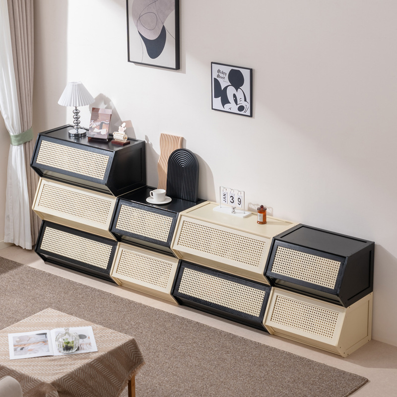 网红创意五斗柜卧室储物柜收纳家用客厅靠墙床尾置物整理小立柜子