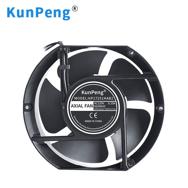工廠定製17251美甲吸塵器17CM散熱風扇220V 17250滾珠AC軸流風扇