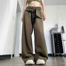 清仓韩版贴布休闲裤星形宽松ins学院风辣妹街舞春秋阔腿长裤女款