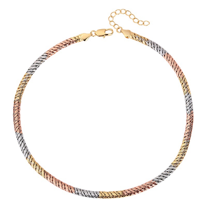 Zhuang Sheng joyería vintage al por mayor ins estilo nicho diseño collar mujeres todo partido galvanizado color oro cáñamo cuerda cadena traje