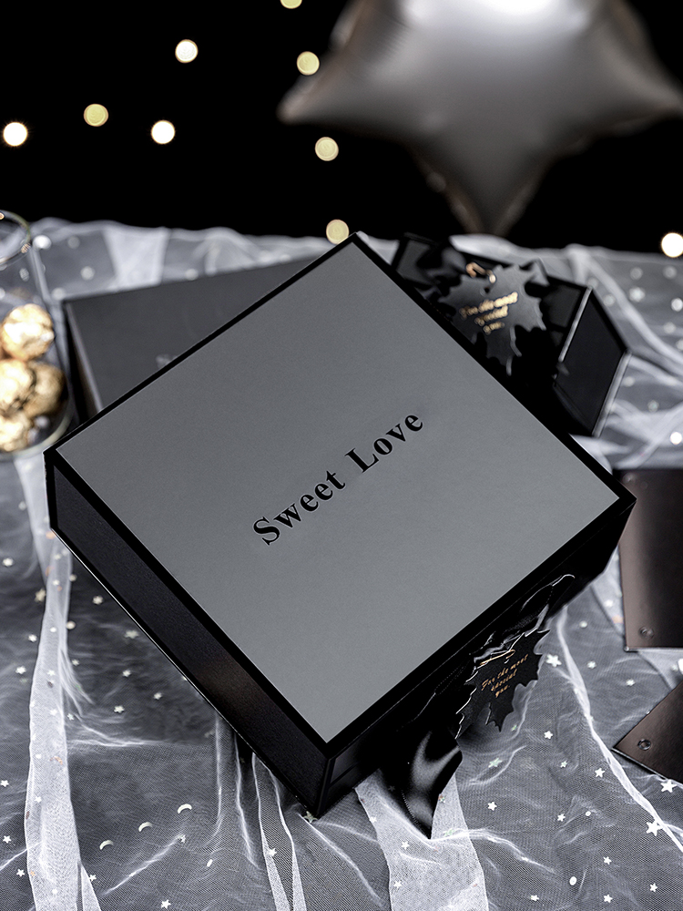 Caja de regalo, caja de regalo para amigos, caja de regalo de cumpleaños, hermosa sensación de ceremonia, caja grande, caja vacía