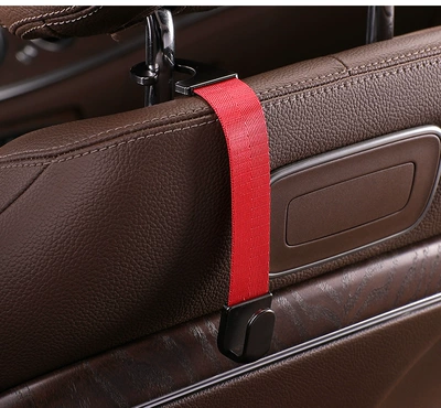 Car Hidden Hook, Seat Other Automotive Interior Supplies - ribbon-style-red-one