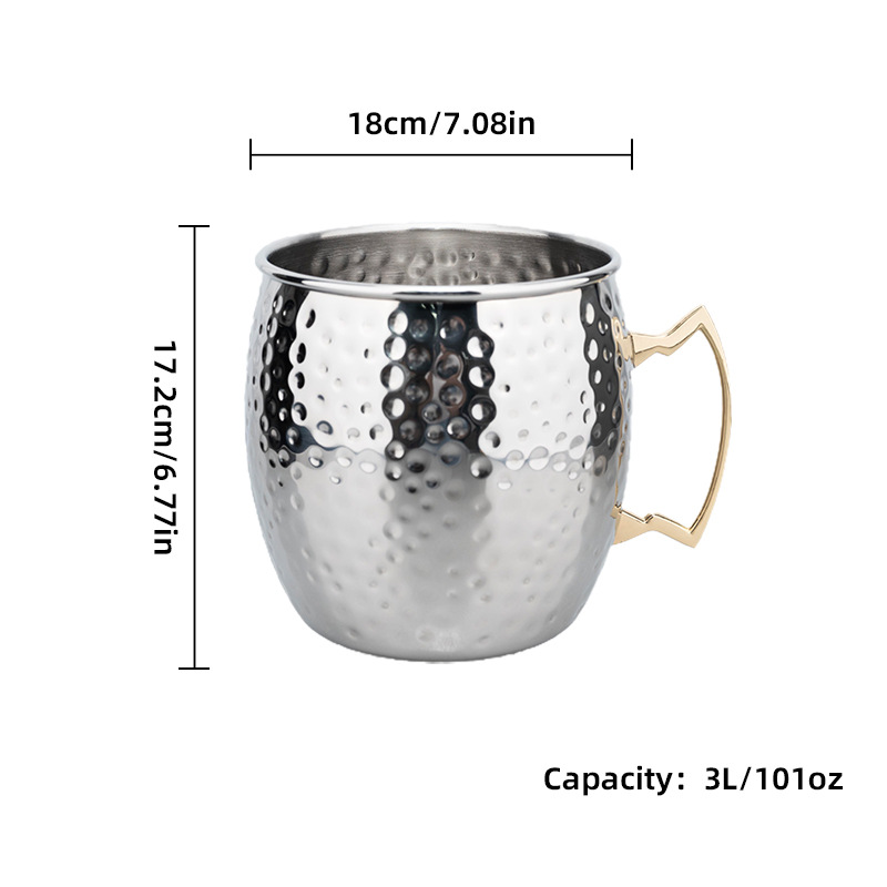 Cubo de hielo portátil de acero inoxidable, aislado, para bar, KTV, cerveza y champán