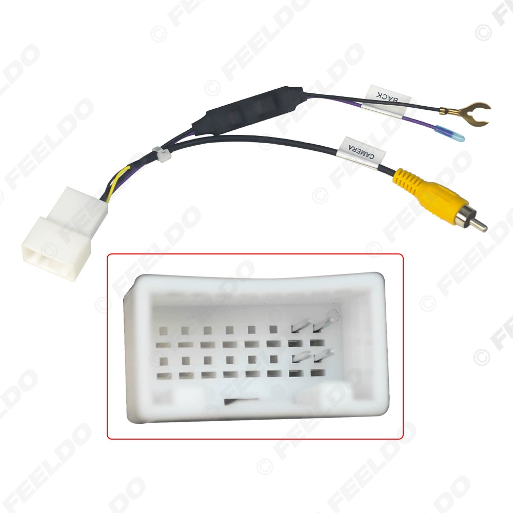 Применимо 08-12 Toyota линия заднего вида 16-контактная линия преобразования заднего вида автомобиля линия адаптера заднего вида автомобиля