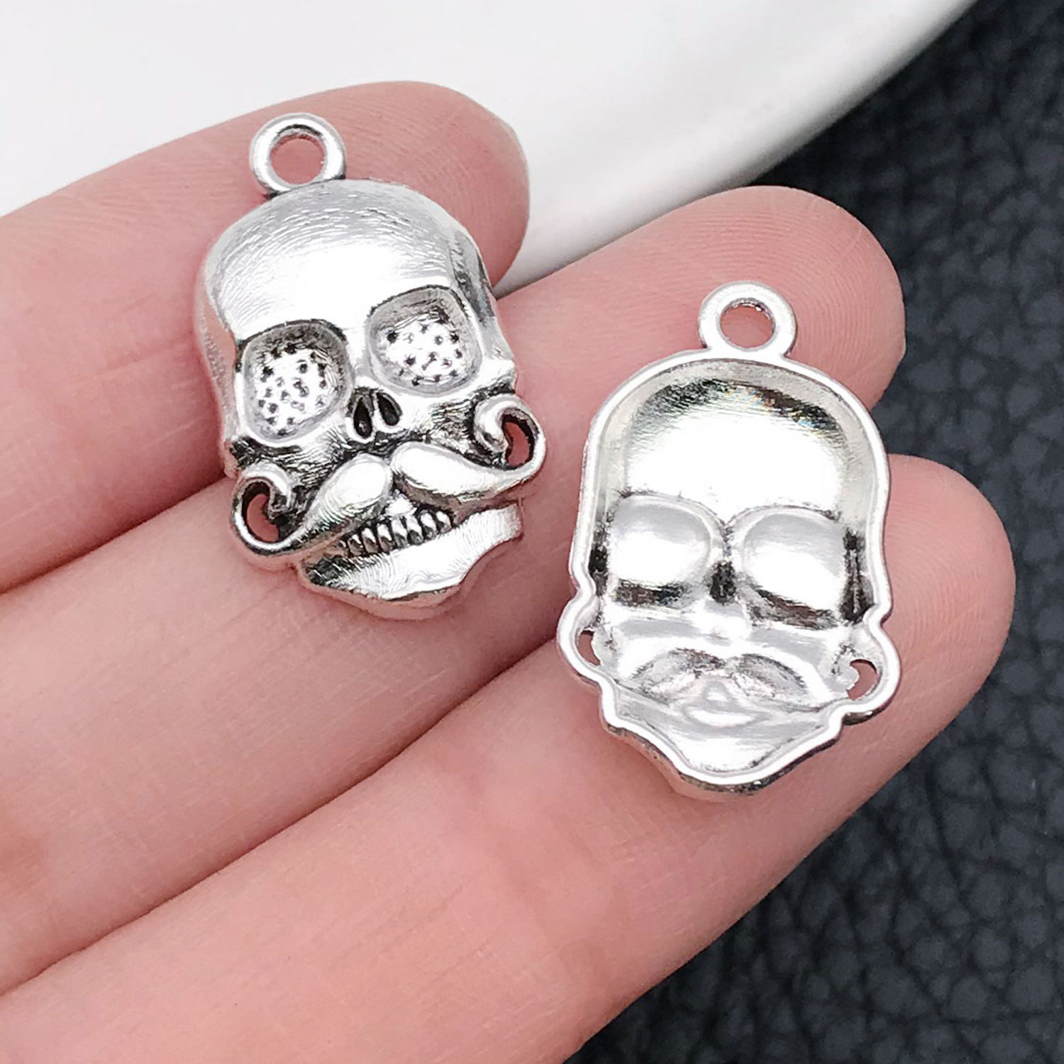 Mixta 80 accesorios de Halloween calabaza cráneo murciélago bruja colgante DIY accesorios de la joyería pendientes material