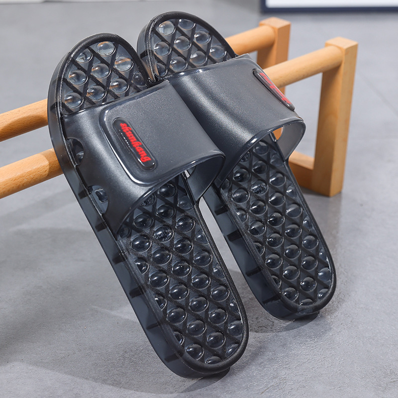 Wholesale Crystal Bathroom Slippers for Summer, Men's Non-Slip and Odor-Resistant Summer Club Hotel Old-Fashioned Jelly Rubber Slippers Wholesale Crystal Bathroom Slippers for Summer, Men's Non-Slip and Odor-Resistant Summer Club Hotel Old-Fashioned Jelly Rubber Slippers
