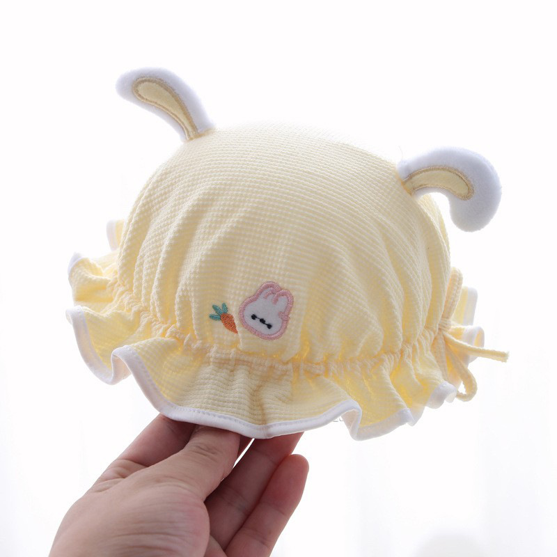 Sombrero para bebés primavera y otoño delgado pequeño mes de invierno bebé mujer lindo sombrero pescador sombrero para niños pequeños sombreros