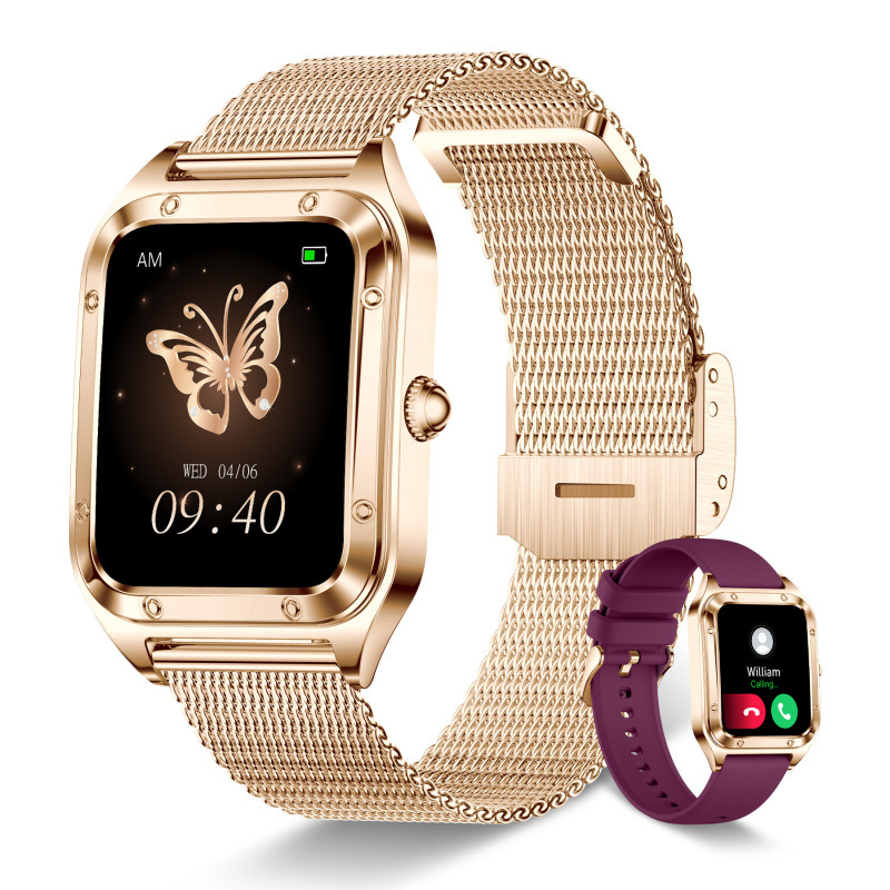 Smart Watch I98 Women's Bluetooth Call Watch Heart Rate Blood Pressure Blood Oxygen Monitoring Multi-Sport Mode Cross-Border