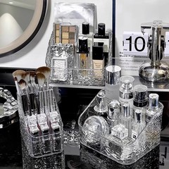 ハイエンドメイクブラシ収納ボックス口紅アクリルスキンケア製品テーブルドレッシングテーブルデスクトップペンホルダーボックス収納ラック
