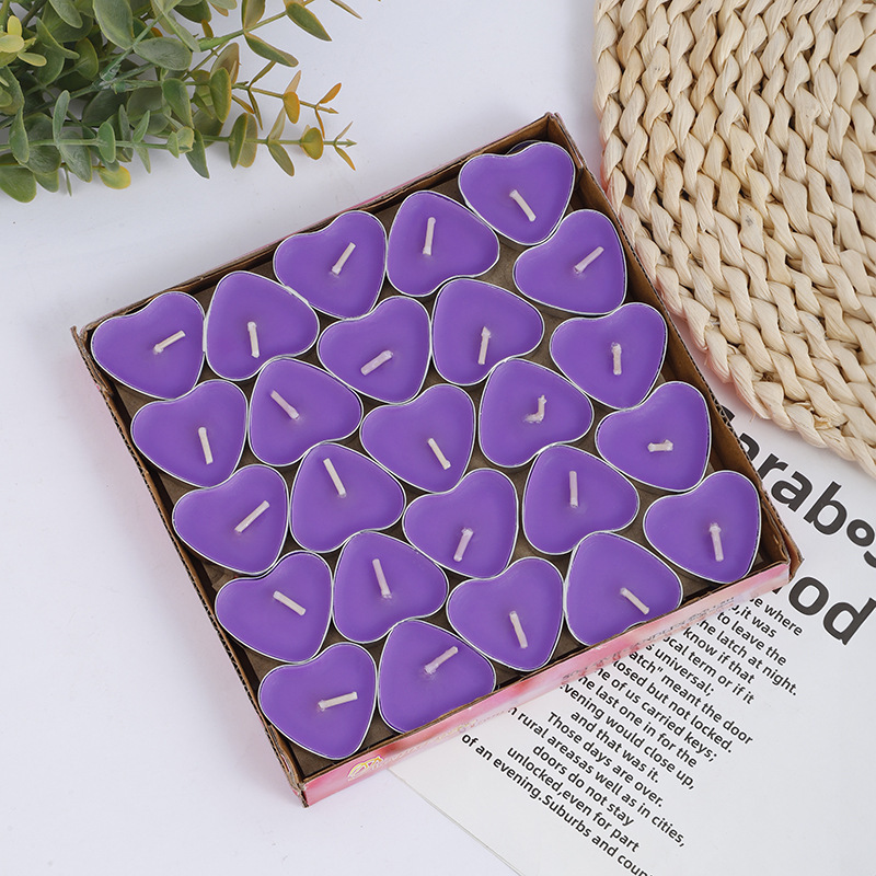 Fabricantes al por mayor círculo de vela de banana cumpleaños romántica atmósfera sin humo decoración de boda lámpara de té velas pequeñas