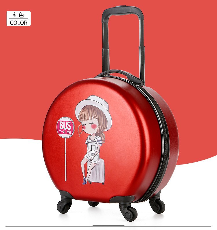 Logotipo impreso de los niños trolley gran capacidad universal rueda equipaje maleta ocio al aire libre fábrica por mayor