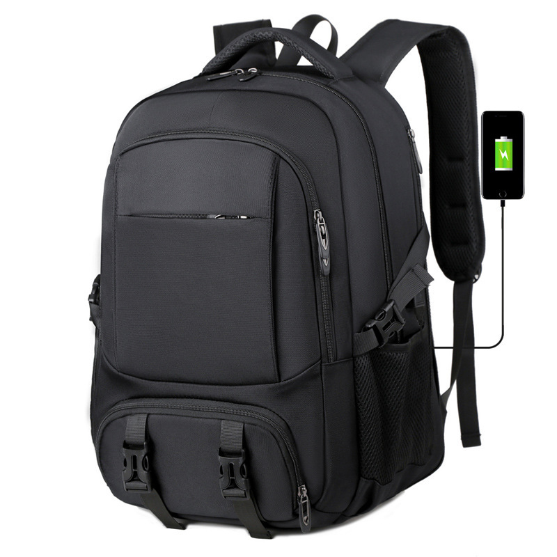 New Cross-border Backpack Large Capacity Men's Student Casual Simple Backpack Travel Laptop Bag