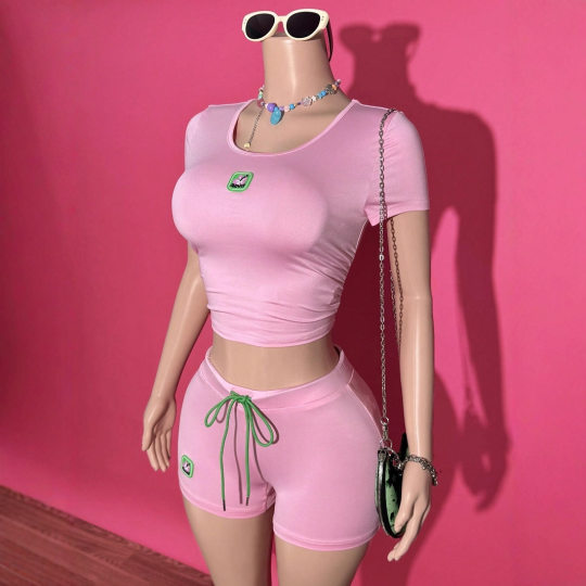European and American New Cross-Border Fashion Solid Color Embroidered Sleeveless Tube Top Sports Slim Fit Hip-Hugging Long Pants Set for Women