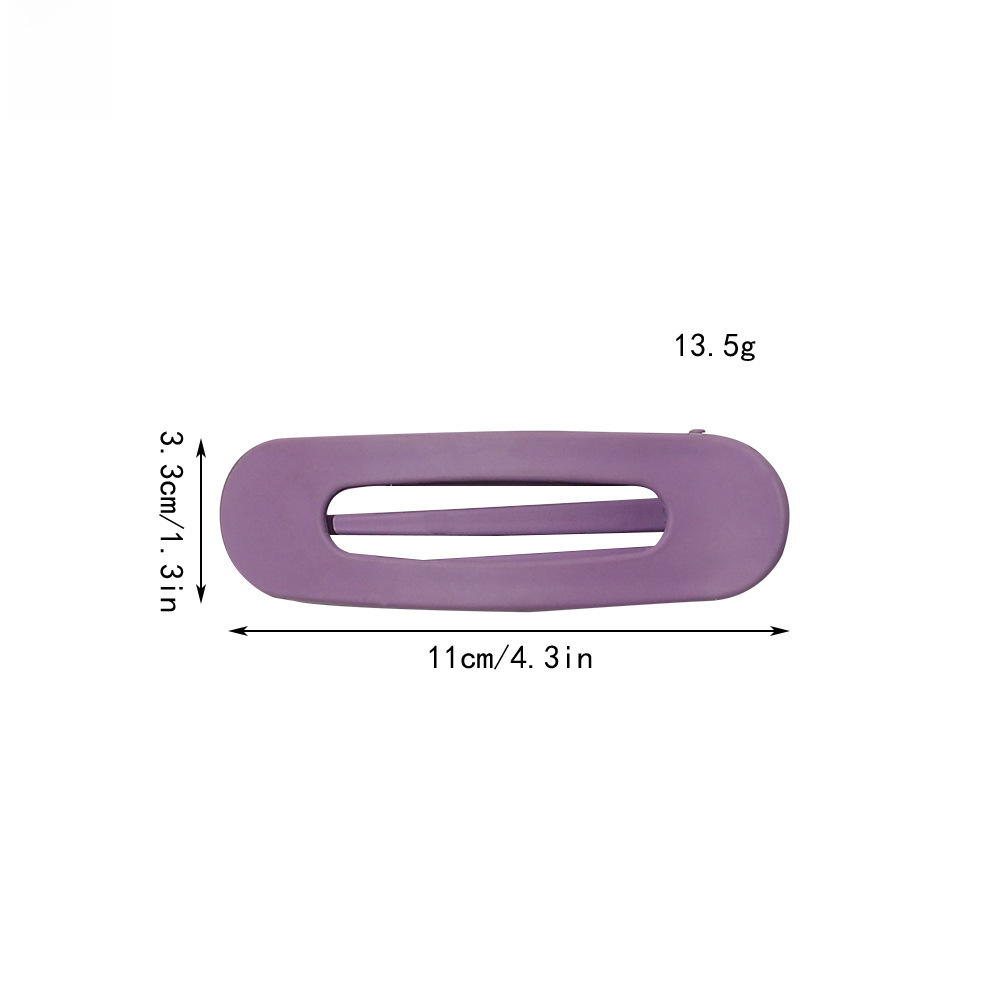 Qiyue matt värvi küljeklamber suur juuksenõel pesu näoklamber küljeklamber lihtne tukk juuksenõel pardilindiga peakate_voghion.com