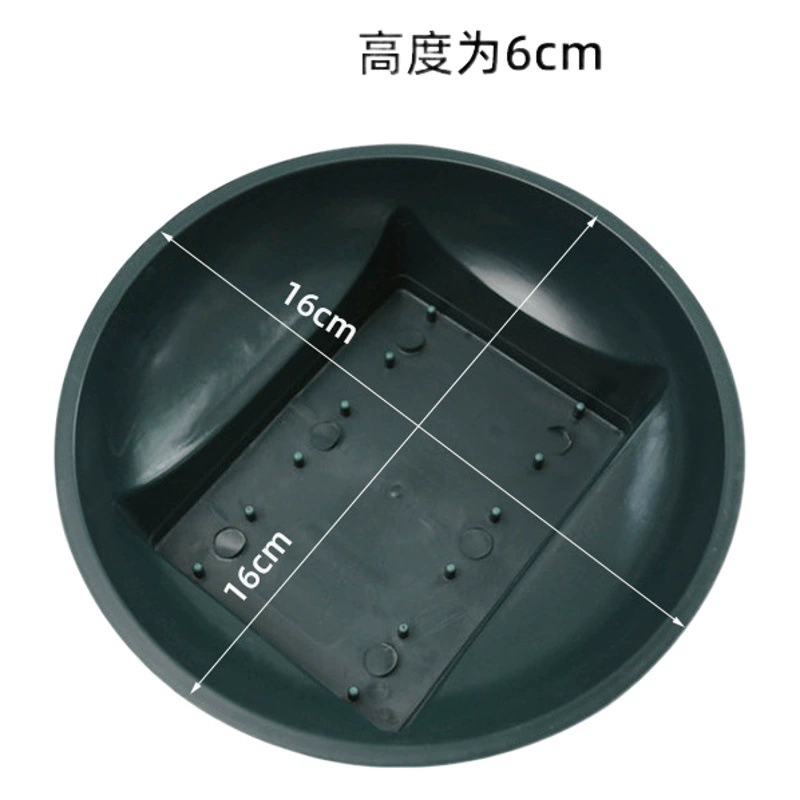 Европейский и американский зеленый пластиковый цветочный горшок для озеленения помещений и улицы комбинированный посадочный ящик Садоводство круглая гробница для жертвоприношений подметающий цветочный горшок