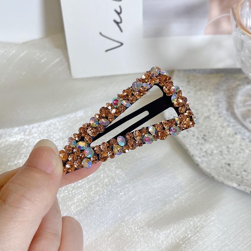 Glitzernde Strass Haarspangen Und Snap Clips Für Elegante Styles_voghion.com