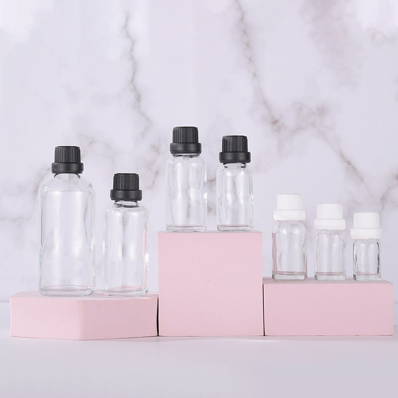 銀脈スポット5ml-100ml透明精油瓶10mlエッセンス原液瓶30mlバラ金スポイト瓶|undefined