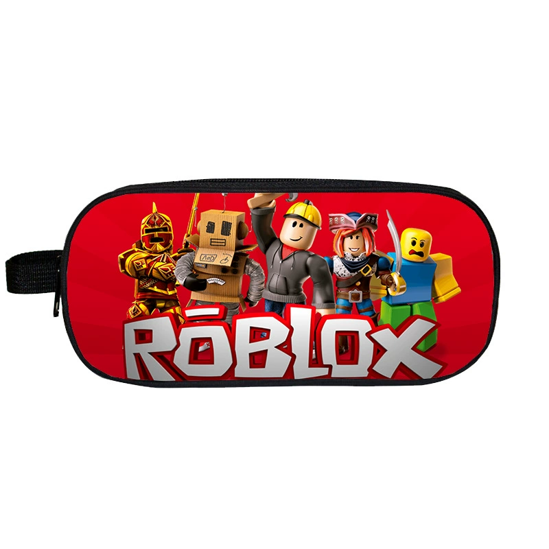 Детский двухслойный пенал Roblox в виртуальном мире, периферийный модный ящик для хранения, дорогая коробка для канцелярских принадлежностей с героями мультфильмов, k-style