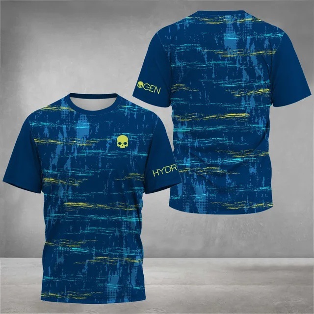 2025 venta caliente moda 3D impresión digital para hombres deportes deportes suelta transpirable manga corta cuello redondo camiseta en stock