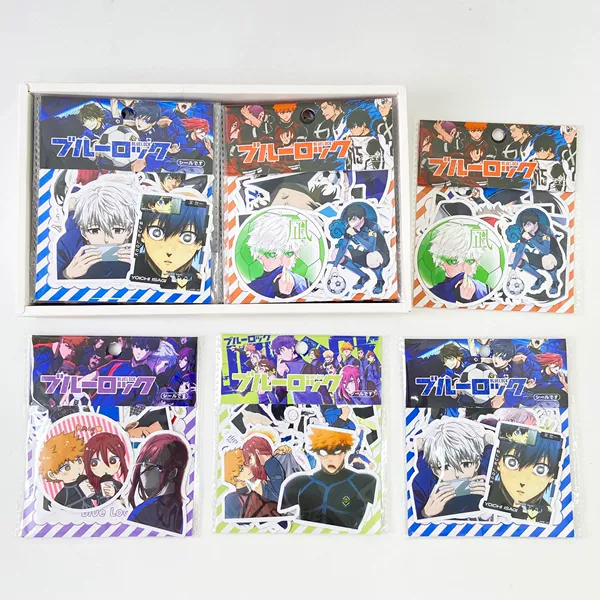 Blue stickers