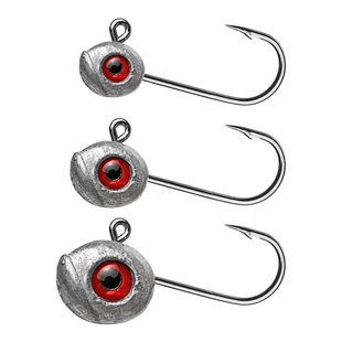 Cross-border Luya fish hook wholesale 1g1.8g3.5g micro lead hook 3D fish eye simulation fish head root fishing lead hook