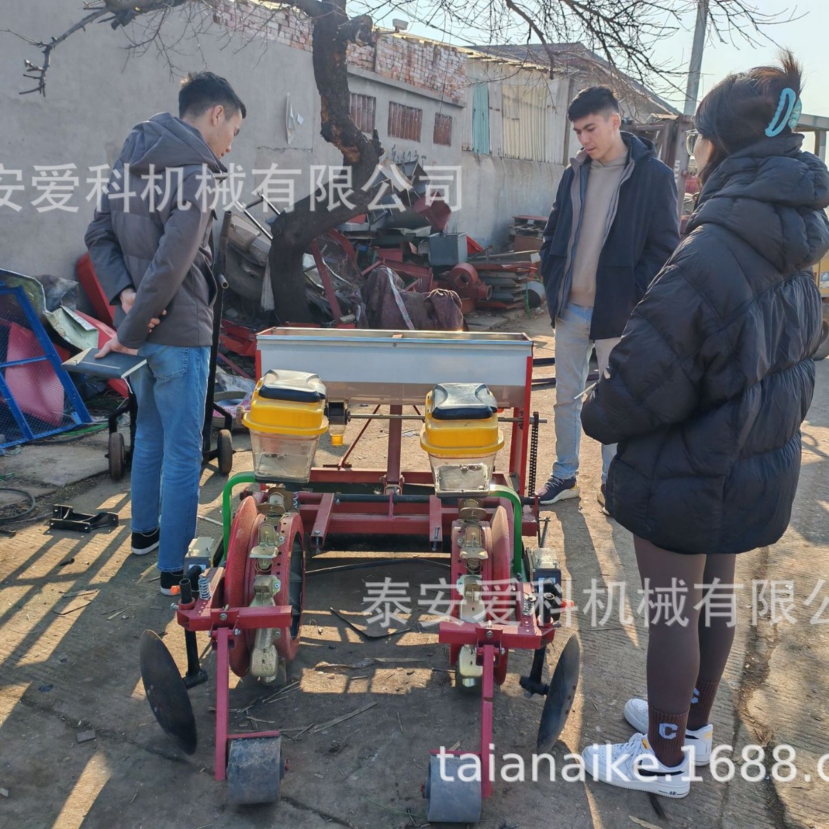 覆膜施肥播种一体机玉米花生起垄大豆谷物蔬菜辣椒蚕豆万能播种机