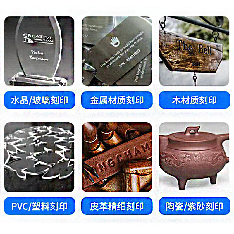 紫外レーザーマーキングマシンアクリルプラスチックレーザーマーキングスタンプCo2紫光レーザーラジウム彫刻機小型|undefined
