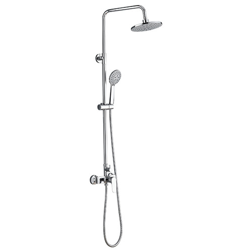 All-copper shower head two-function shower set suitable for construction sites, hotels, rain shower, cold and hot rain shower set, pressure boosting top spray