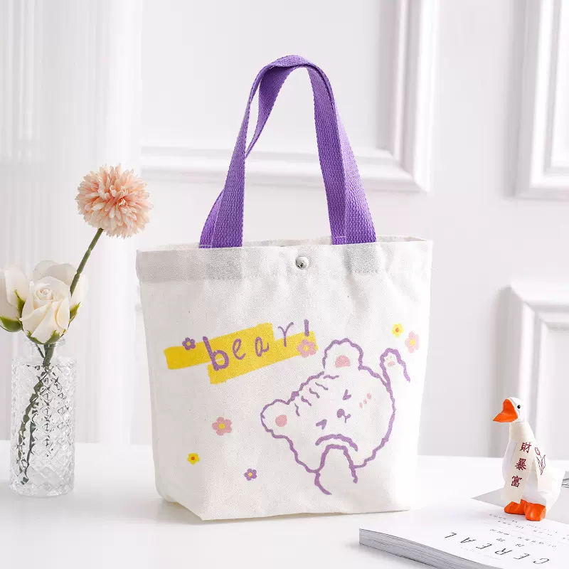 空白帆布袋批发定 制做ins风手提袋logo帆布包单肩购物袋 棉布袋