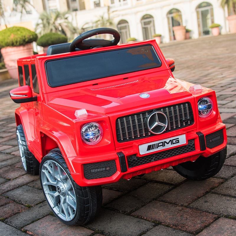 Vehículo eléctrico para niños Mercedes-Benz Big G, vehículo de control remoto, vehículo todoterreno de cuatro ruedas, cochecito de oscilación de cuatro ruedas para niños