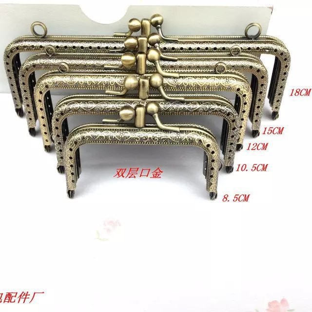 Spot 8.5 10.5 12.5 15 18CM bisagra cuadrada de tres cuadrados tres doblajes oro oro doble oro bronce