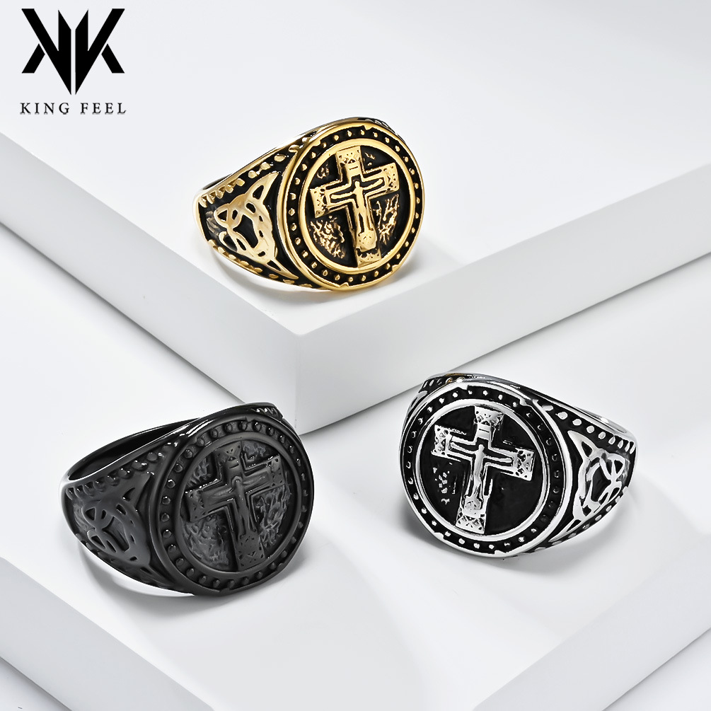 retro ring stainless steel