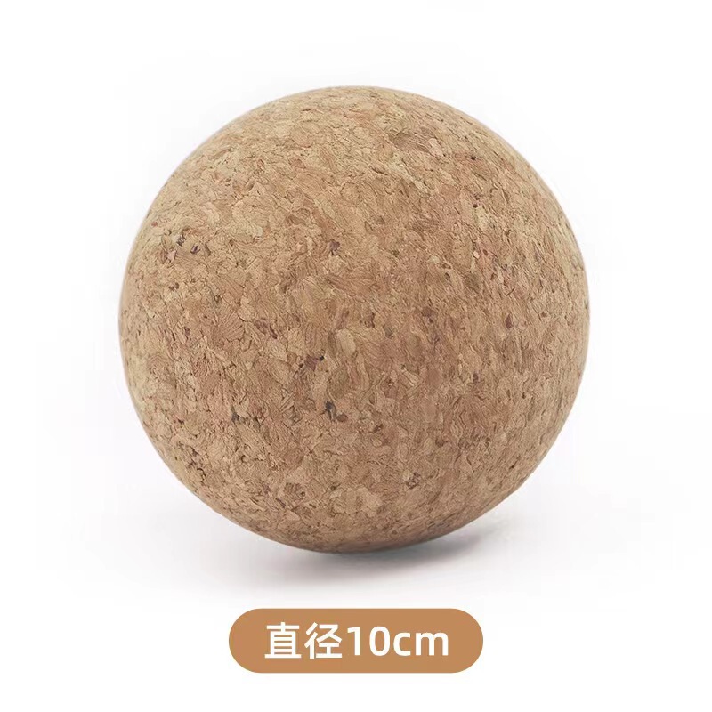 コルクマッサージボールピーナッツボールコルク筋膜ボールヨガフィットネスコルク中実ピーナッツボールヨガ補助用品|undefined