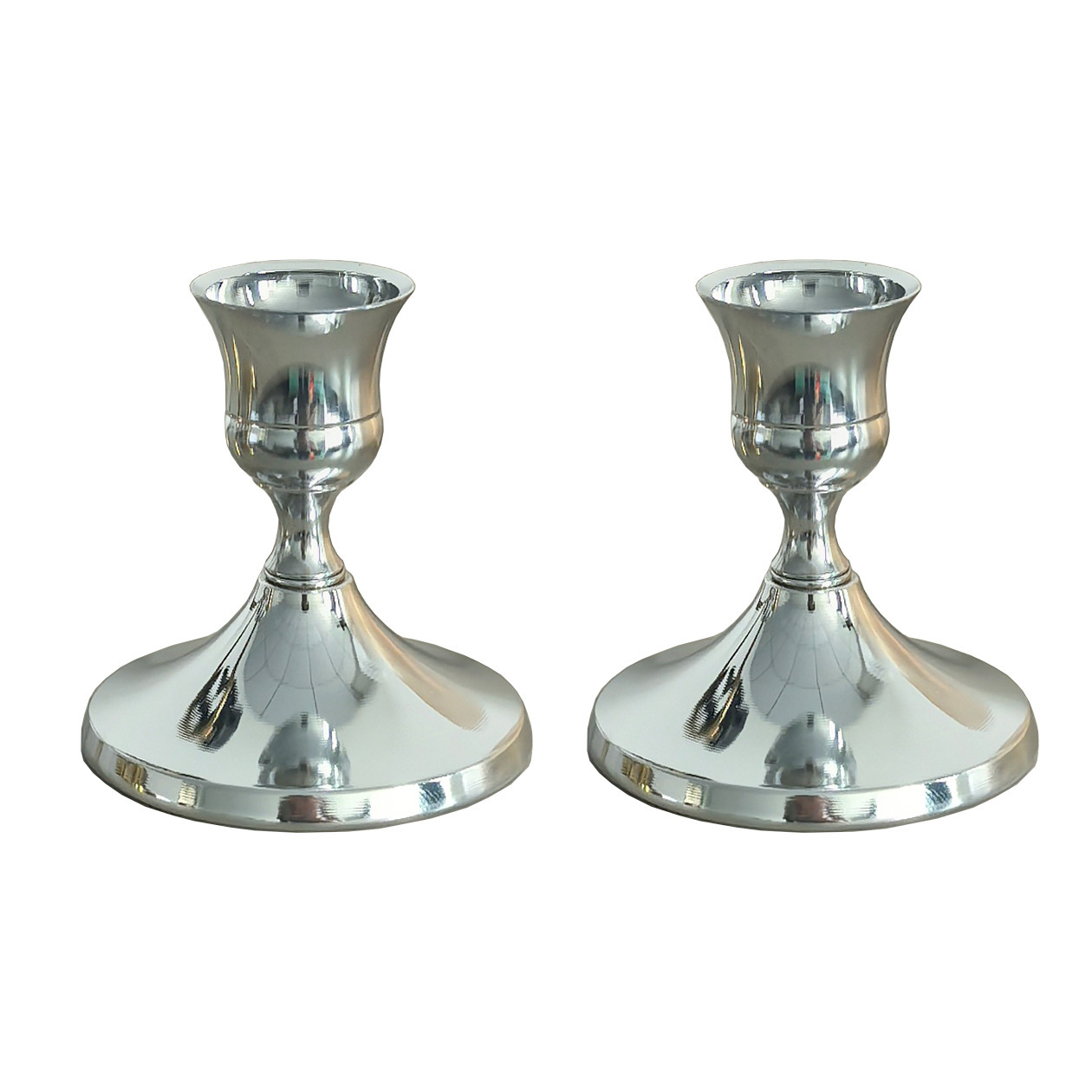 Adornos de candelabros pequeños simples de estilo europeo Navidad San Valentín luz de velas Cena Sentido de ambiente Candelabros Decoración de bodas