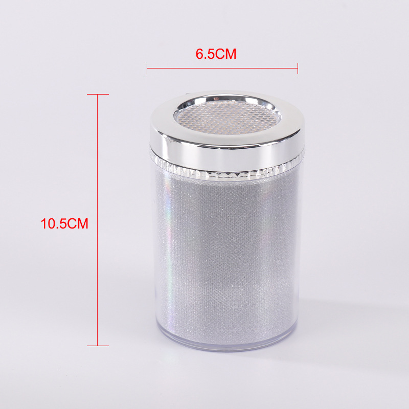 Suministros de coche al por mayor coche Cenicero coche con luz LED de metal Cenicero transfronterizo