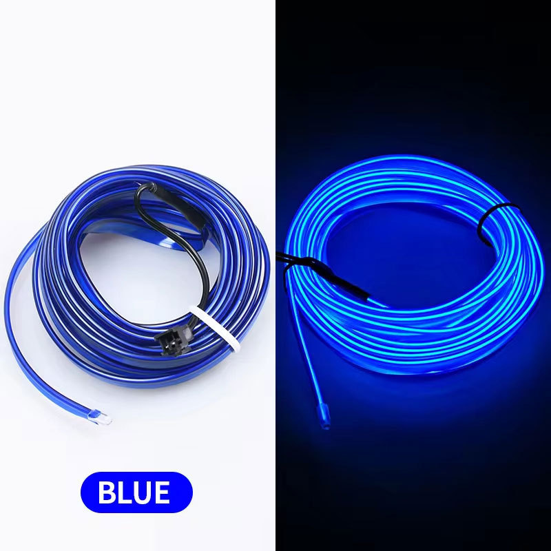 Car Dashboard Led Cold Light Line Interior Atmosphere Light El Cold Light Line USB Driver