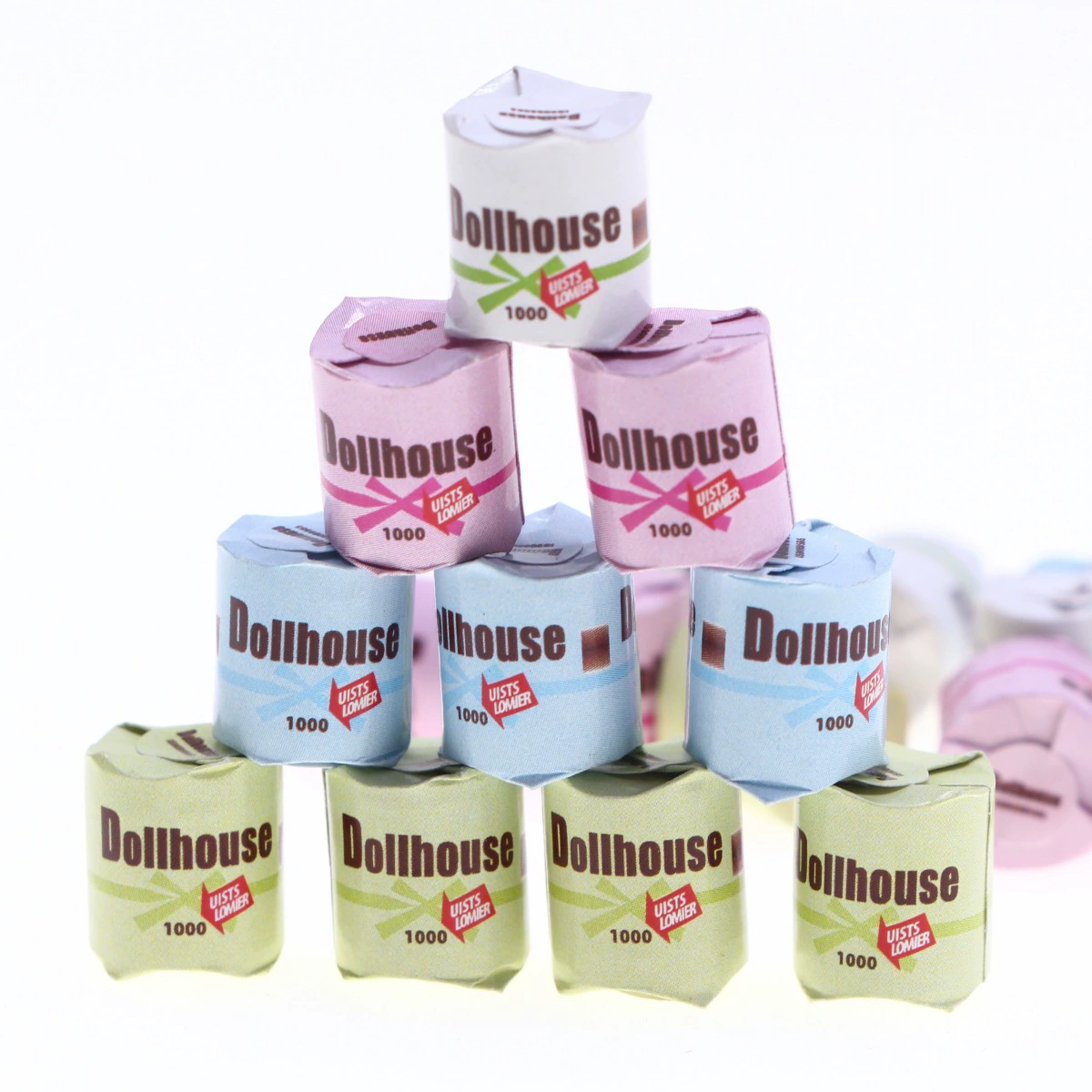 Dollhouse кукольный домик мини-одноразовые бумажные полотенца рулонная бумага BJD маленькая ткань миниатюрные жизненные сцены туалетные принадлежности