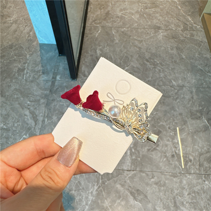 은방울꽃 라인스톤 - 나비