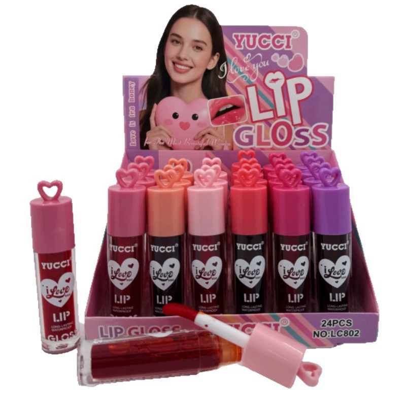(Cross-border trading), nutritious lip gloss, white cartoon lipstick, mirror effect, long-term effect, intense hydration