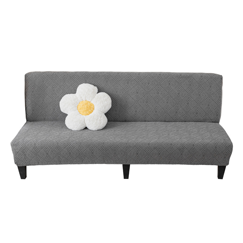 Funda de cama de sofá de cubierta completa gruesa nórdica Funda de sofá elástica simple sin apoyabrazos Funda de sofá jacquard doméstico Funda todo incluido