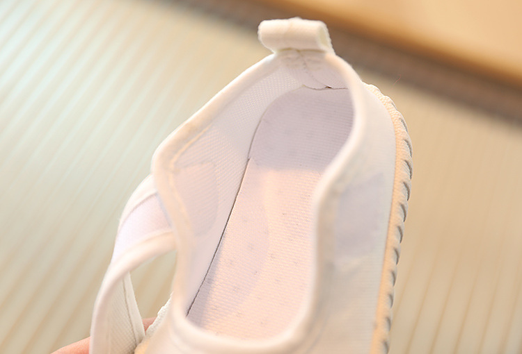 Décolleté, scarpe di tela per ragazze, scarpe di tela per l'asilo primaverile e autunnale, scarpe di tela per bambini da 1 a 7 anni, scarpe da principessa, suole solide, morbide_voghion.com