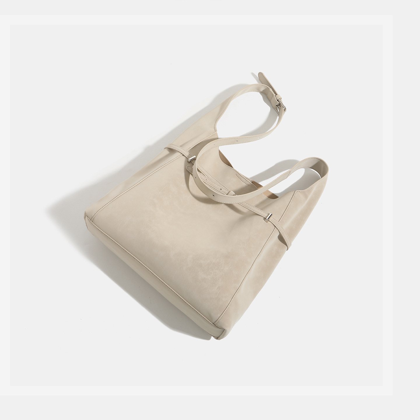 Maillard Soft Leather Hobo Versatile Tote Bag For Women 2025 Summer New Shoulder Crossbody Underarm Commuter Bag - Thumbnail 4