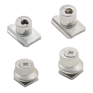 Broken Bridge Aluminum Door and Window Lock Head Linkage Rod Lock Pin Door and Window Heightening Edge Piece Lock Buckle Lock Block Three-Point Edge Piece with Additional Lock Point