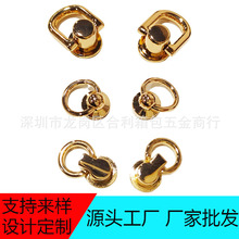 厂家批发箱包五金扣 包包装饰吊扣手机壳圆钉奶嘴钉 带环奶和尚头