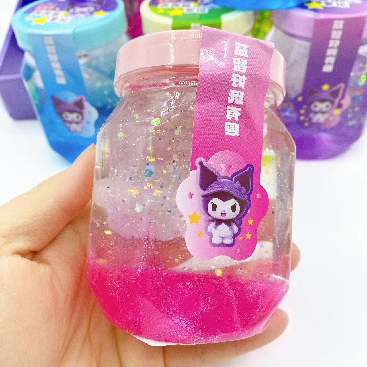 Nuevo adesivo espumante de alta permeabilidad barro de cristal de alto valor transparente barro de estiramiento slim DIY colorido barro deslumbrante colorido 200 yuanes