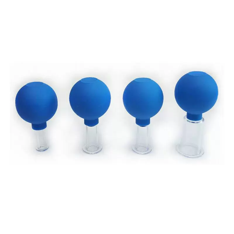 外贸非玻璃材质塑料四年套拔罐器 强力吸球身体保健吸痧管吸管