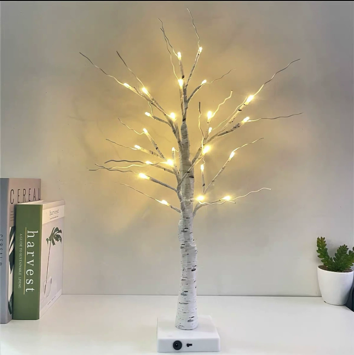 Кроссбордер LED-елочная birch дерево огни моделирующее растение дом гостиная атмосфера освещение декоративное праздничное оформление