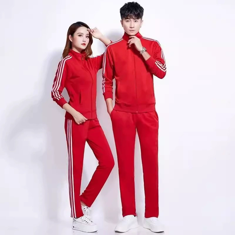Autumn Unisex Tracksuit Set, 2-Piece Sportswear, Multi-color, Sizes M–5XL